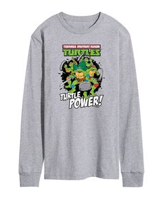 Мужская футболка teenage mutant ninja turtles turtle power AIRWAVES, серый