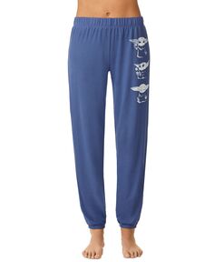 Женские пижамные штаны с принтом «звездные войны» Disney, синий