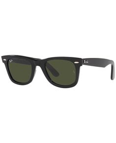 Солнцезащитные очки унисекс wayfarer 50 Ray-Ban, черный