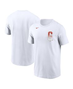 Мужская белая футболка san francisco giants team city connect с надписью Nike, белый