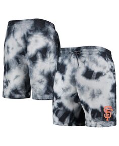 Мужские черные шорты san francisco giants team с краской New Era, черный