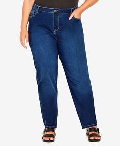 Прямые джинсы цвета сливочного денима больших размеров Avenue, мульти