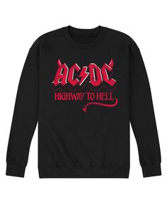 Мужская флисовая футболка с логотипом acdc AIRWAVES, черный