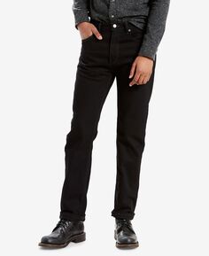 Мужские неэластичные джинсы прямого кроя 505 стандартного кроя Levi&apos;s, черный Levis
