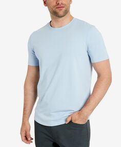 Мужская спортивная футболка с круглым вырезом Kenneth Cole, светло-синий