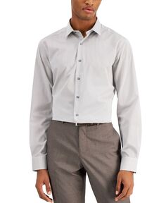 Мужская классическая рубашка узкого кроя в полоску, созданная для macy&apos;s Alfani, мульти