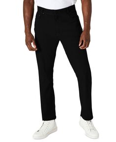 Мужские облегающие брюки tech с 5 карманами Kenneth Cole, черный