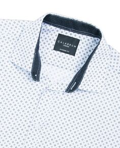Мужская классическая рубашка стандартного кроя без железа Calabrum, серый