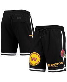 Мужские черные шорты с логотипом washington football team core Pro Standard, черный