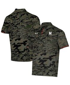 Мужская рубашка поло с камуфляжным принтом maryland terrapins freedom Under Armour