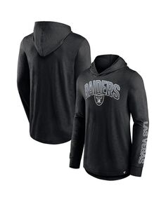 Мужская фирменная черная толстовка с капюшоном las vegas raiders front runner pullover Fanatics, черный