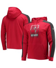 Мужская красная толстовка с капюшоном tampa bay buccaneers combine authentic rise pullover New Era, красный