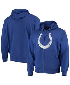 Мужская толстовка с капюшоном на молнии royal indianapolis colts primary logo G-III Sports by Carl Banks