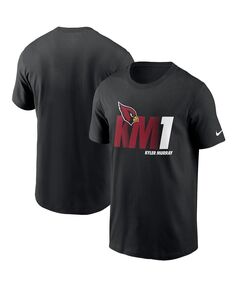 Мужская футболка с рисунком kyler murray black arizona cardinals player Nike, черный