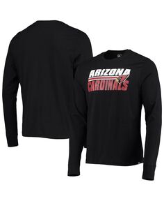 Мужская футболка с длинным рукавом &apos;47 black arizona cardinals shadow super rival &apos;47 Brand, черный
