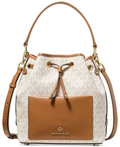 Фирменная сумка-мессенджер maeve bucket Michael Kors, мульти