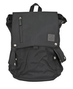 Мужской баллистический рюкзак с клапаном из переработанных материалов Save The Ocean, черный