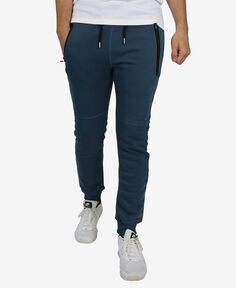 Мужские приталенные флисовые спортивные штаны для бега с термосвариваемыми карманами на молнии Blu Rock, мульти