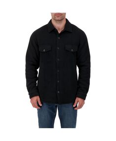 Мужская однотонная рубашка-рубашка jax с длинным рукавом Heat Holders, черный