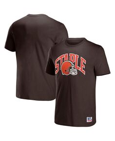 Мужская футболка с коротким рукавом nfl x staple black cleveland browns lockup logo NFL Properties, черный