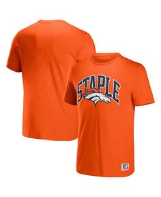 Мужская футболка с коротким рукавом nfl x staple orange denver broncos lockup logo NFL Properties