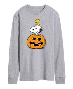 Мужская футболка peanuts snoopy pumpkin AIRWAVES, серый