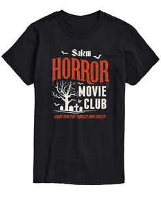 Мужская футболка классического кроя horror movie club AIRWAVES, черный