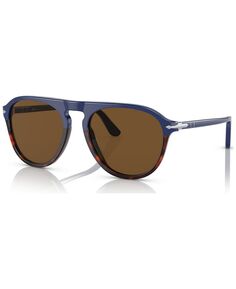 Поляризованные солнцезащитные очки унисекс, 0po3302s11785755w Persol, синий