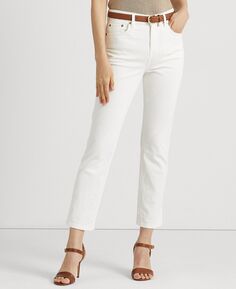 Женские прямые джинсы до щиколотки с высокой посадкой Lauren Ralph Lauren, мульти
