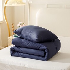 Комплект двуспального постельного белья Rosgonia Queen, 3 предмета, синий
