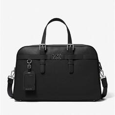 Сумка Michael Kors Hudson Pebbled Leather Travel, черный