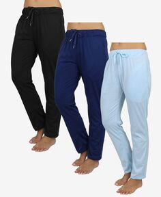 Женские классические домашние брюки свободного кроя, упаковка из 3 шт. Galaxy By Harvic, мульти