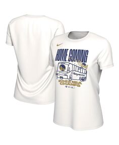 Женская белая футболка golden state warriors 2022 nba finals champions celebration parade Nike, белый