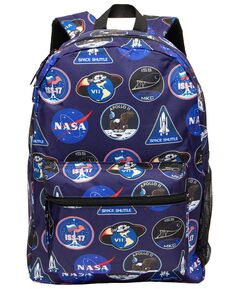 Мужской школьный или офисный рюкзак NASA, синий