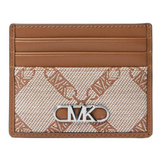 Визитница Michael Kors Hudson Empire Logo Jacquard, коричневый