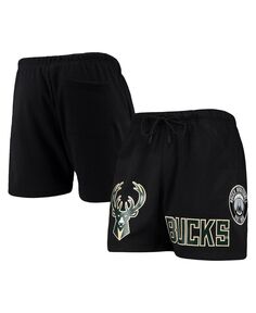 Мужские черные шорты milwaukee bucks mesh capsule Pro Standard, черный