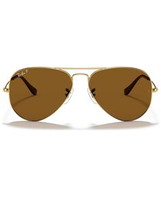 Поляризованные солнцезащитные очки, rb3025 aviator Ray-Ban, мульти