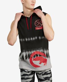 Мужская худи без рукавов dippin dot muscle hoodie Ecko Unltd, серый