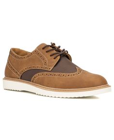 Мужские оксфорды tyler wingtip New York And Company, коричневый