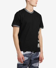 Мужская футболка с короткими рукавами в стиле рок-н-ролл Ecko Unltd, черный