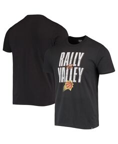 Мужская черная футболка phoenix suns hometown regional rally the valley &apos;47 Brand, черный