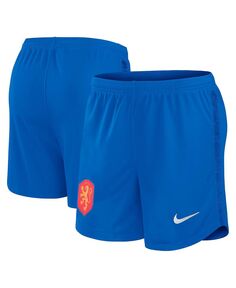 Женские синие шорты для выступлений на домашнем/выездном стадионе женской сборной нидерландов 2021 stadium home/away performance shorts Nike, синий