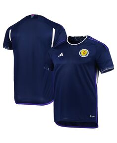 Мужская футболка национальной сборной шотландии вмф 2022/23, копия домашнего трикотажа adidas, синий