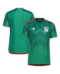 Мужская зеленая национальная сборная мексики 2022/23, домашняя аутентичная пустая майка adidas, зеленый