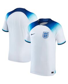 Мужская белая национальная сборная англии 2022/23 home vapor match, аутентичная пустая майка Nike, белый
