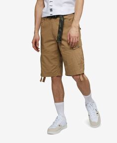 Мужские шорты-карго recon-go с поясом для больших и высоких размеров Ecko Unltd, бежевый