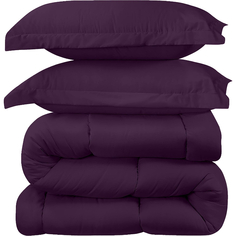 Комплект двуспального постельного белья из 3 предметов Utopia Queen, фиолетовый