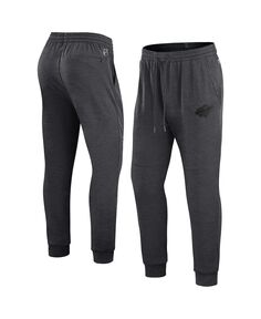 Мужские фирменные спортивные штаны heather charcoal minnesota wild authentic pro road jogger Fanatics, мульти