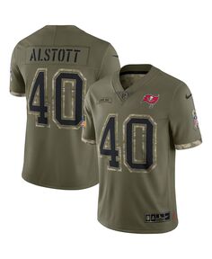 Мужская майка олстотт olive tampa bay buccaneers 2022 salute to service relied player limited jersey Nike