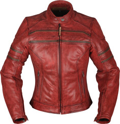 Куртка кожаная Modeka Iona мотоциклетная, красный